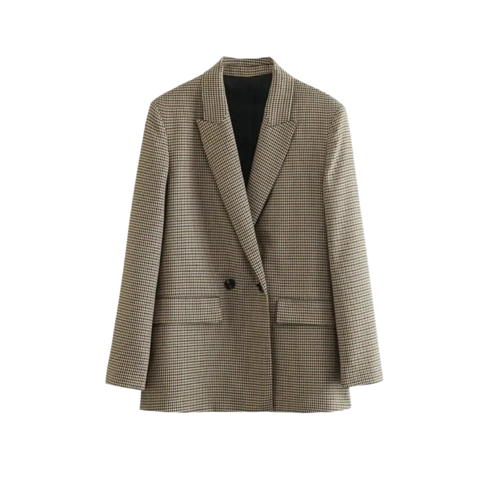 Klassisk Blazer i Houndstooth