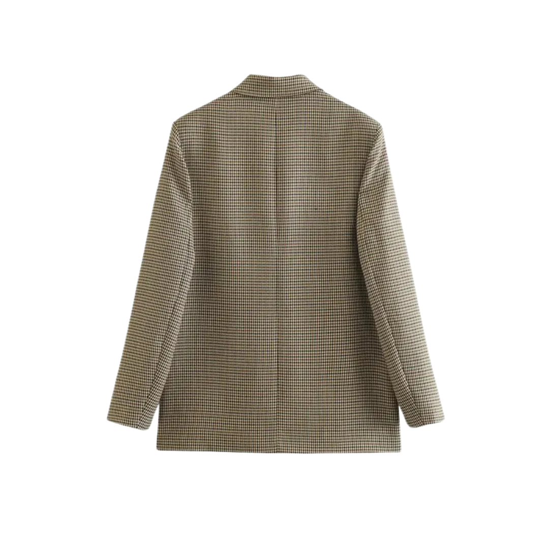 Klassisk Blazer i Houndstooth