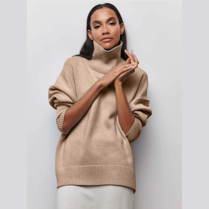 Lun højhalset sweater