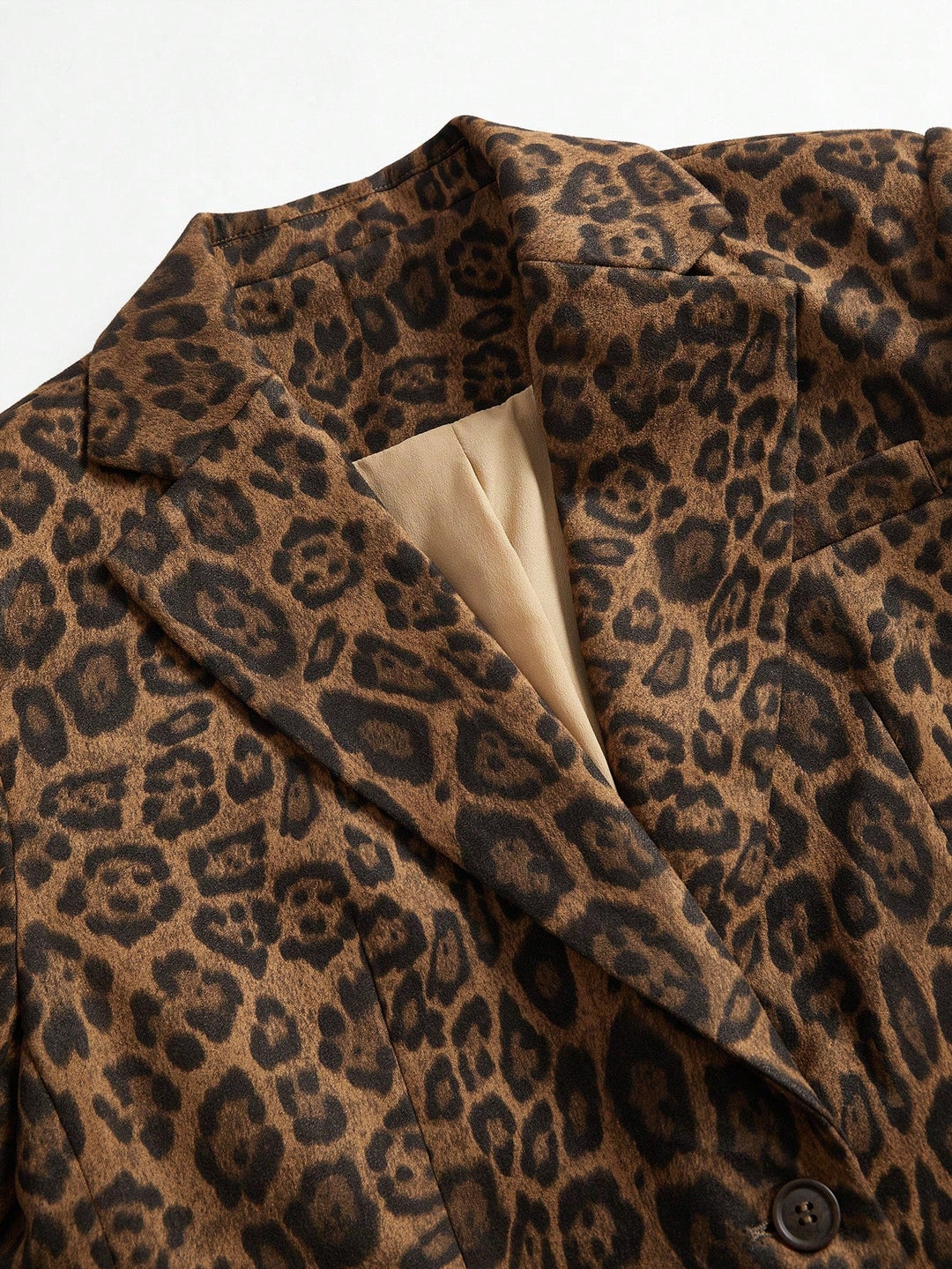 Blazer med Leopardprint