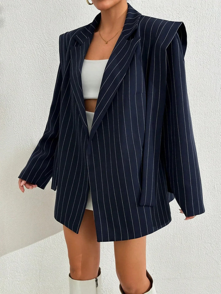 Stribet Dobbeltradet Blazer