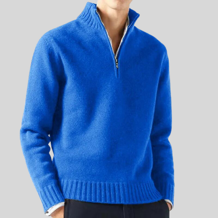 Luksuriøs Halv-Zip Sweater