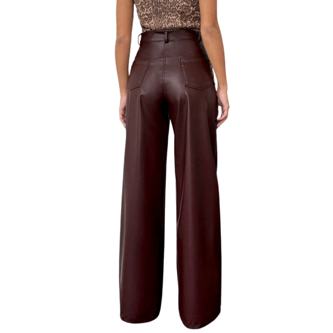 Læderbukserne Luxe Bianca