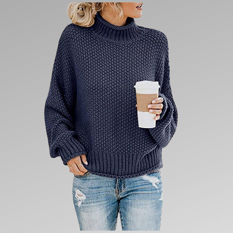 Klassisk Strikket Sweatshirt