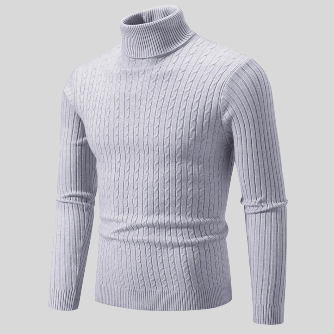 Elegant rund hals sweater