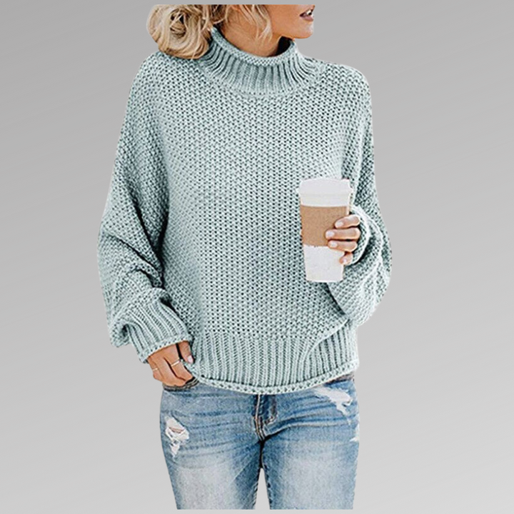 Klassisk Strikket Sweatshirt