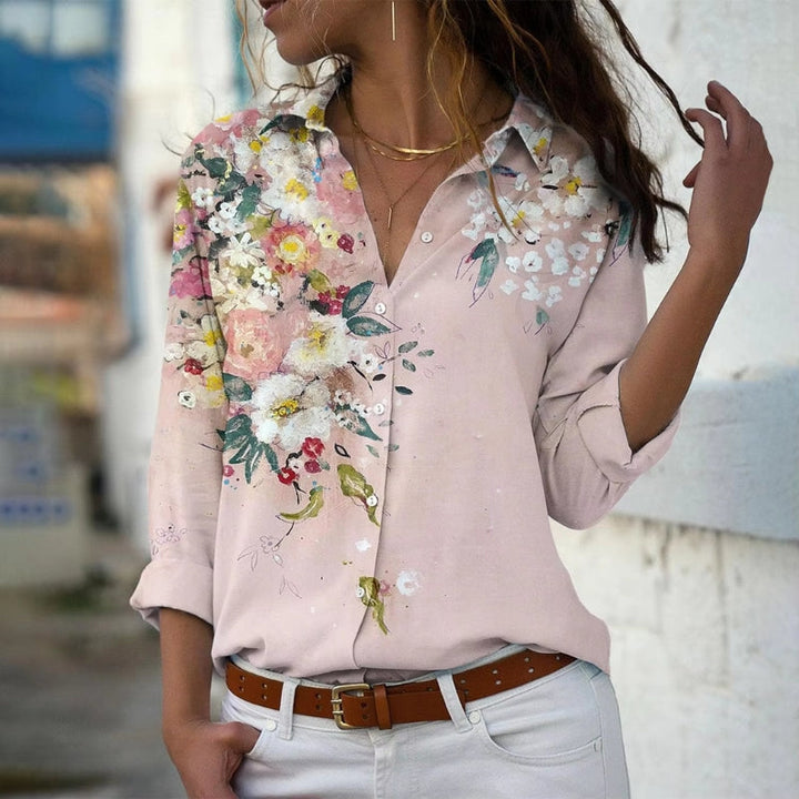 Elegant og trendy kunstbluse