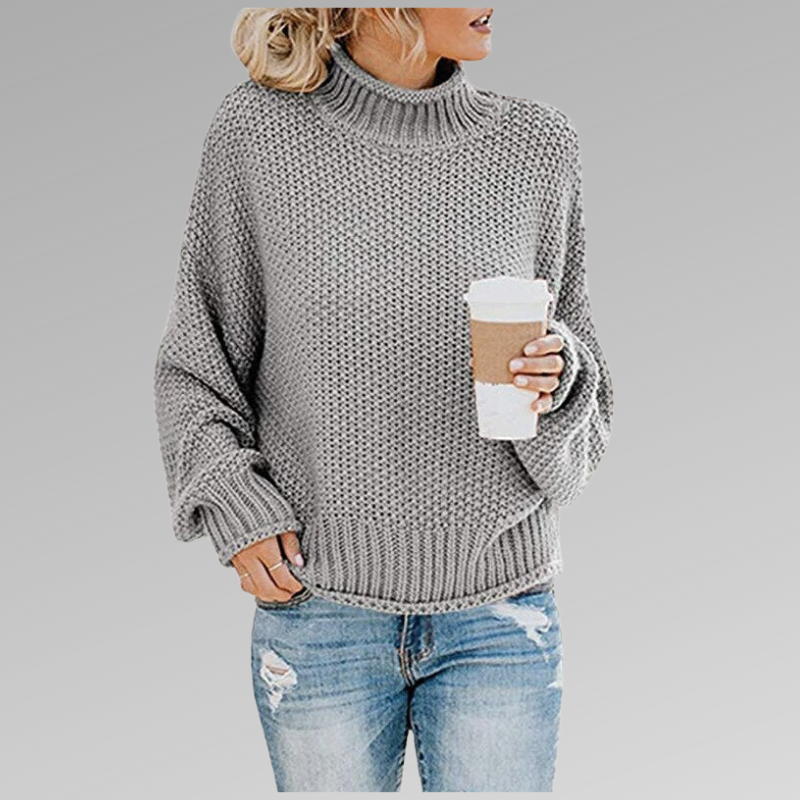 Klassisk Strikket Sweatshirt