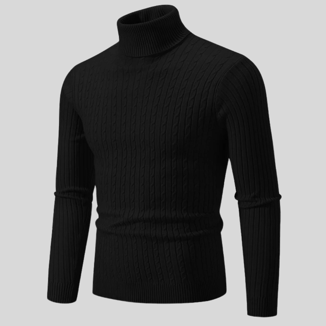 Elegant rund hals sweater