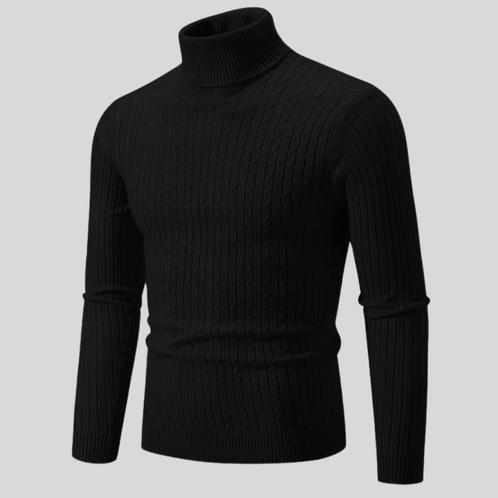 Elegant rund hals sweater