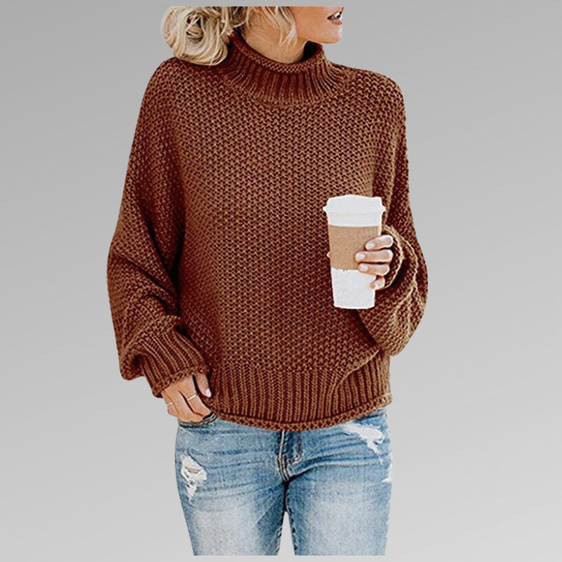 Klassisk Strikket Sweatshirt
