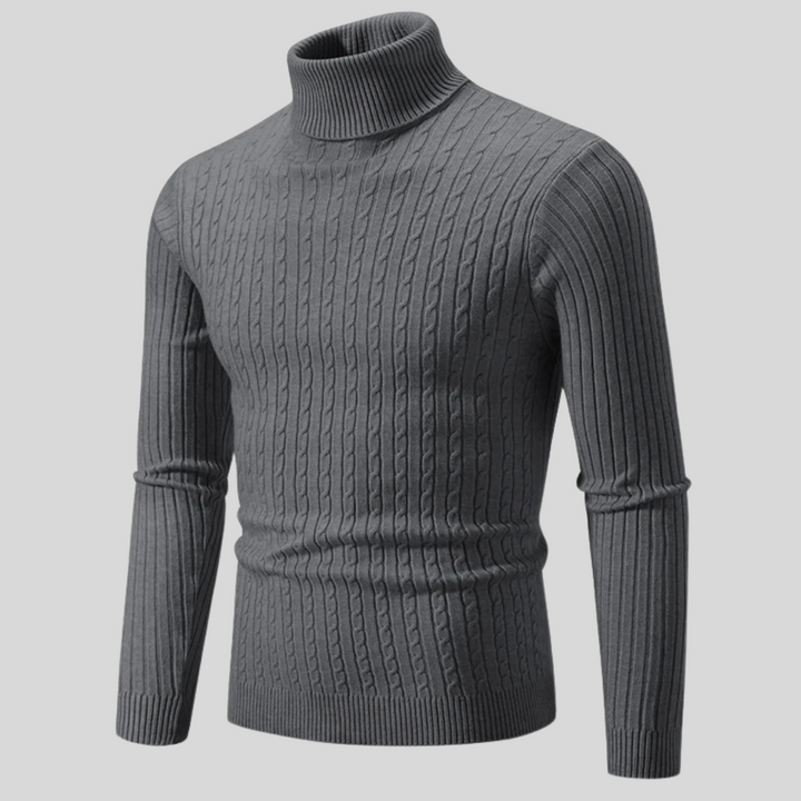 Elegant rund hals sweater