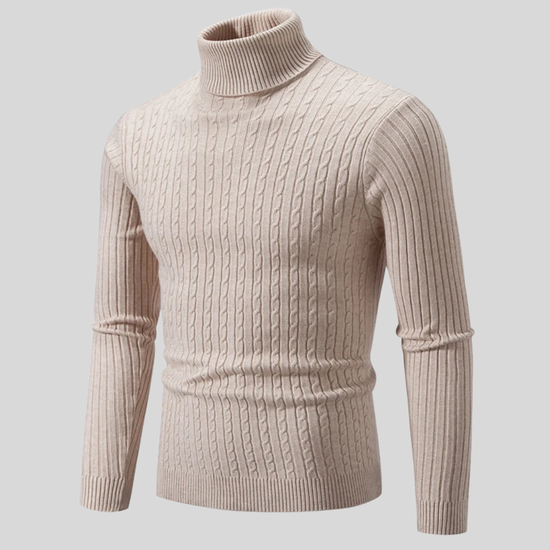 Elegant rund hals sweater