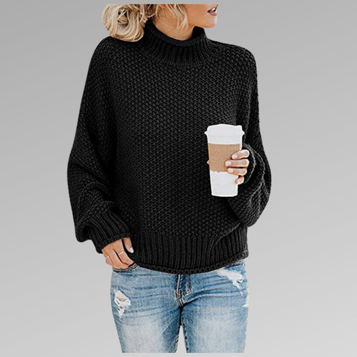 Klassisk Strikket Sweatshirt