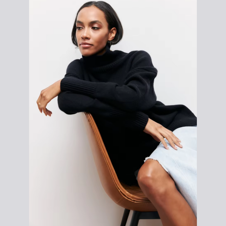 Lun højhalset sweater