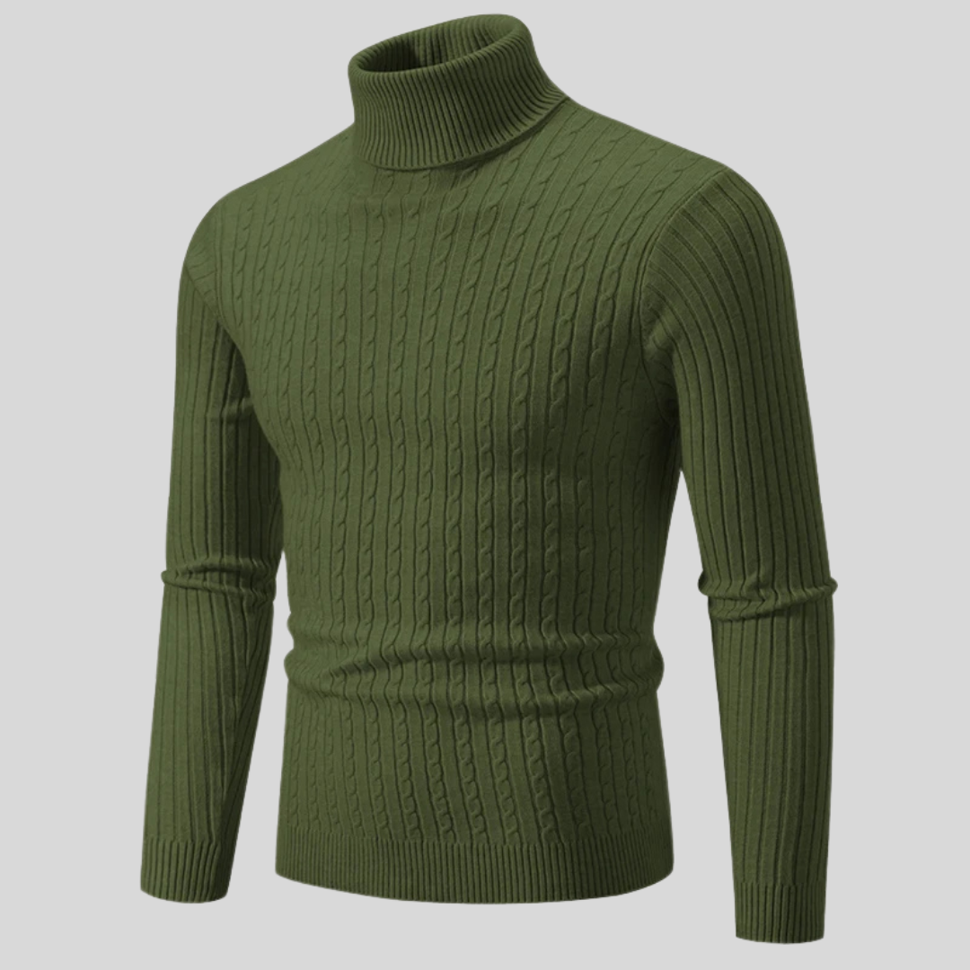 Elegant rund hals sweater