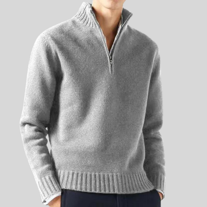 Luksuriøs Halv-Zip Sweater