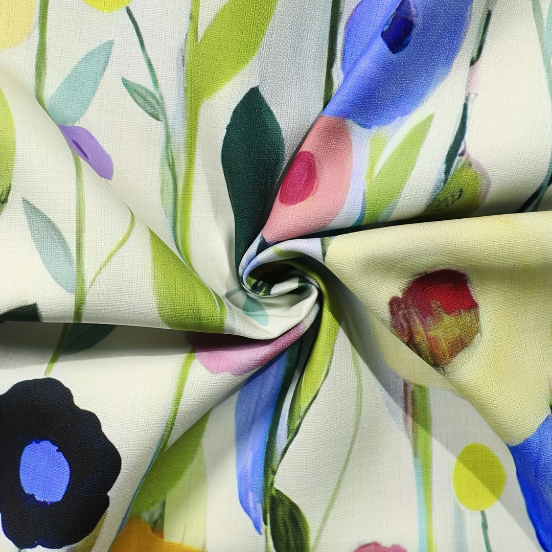 Blomstret Bluse