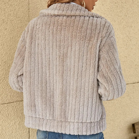 Plush Fleece Jakke