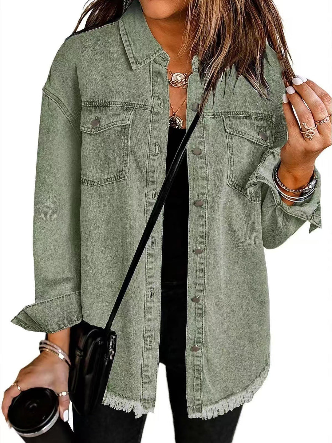 Tidløs Denim Skjortejakke