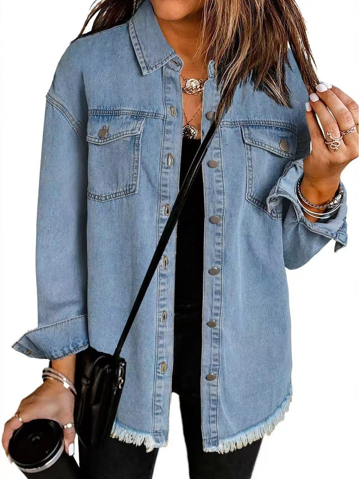 Tidløs Denim Skjortejakke