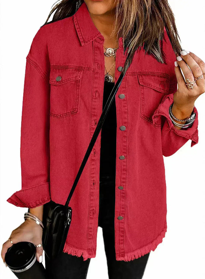 Tidløs Denim Skjortejakke
