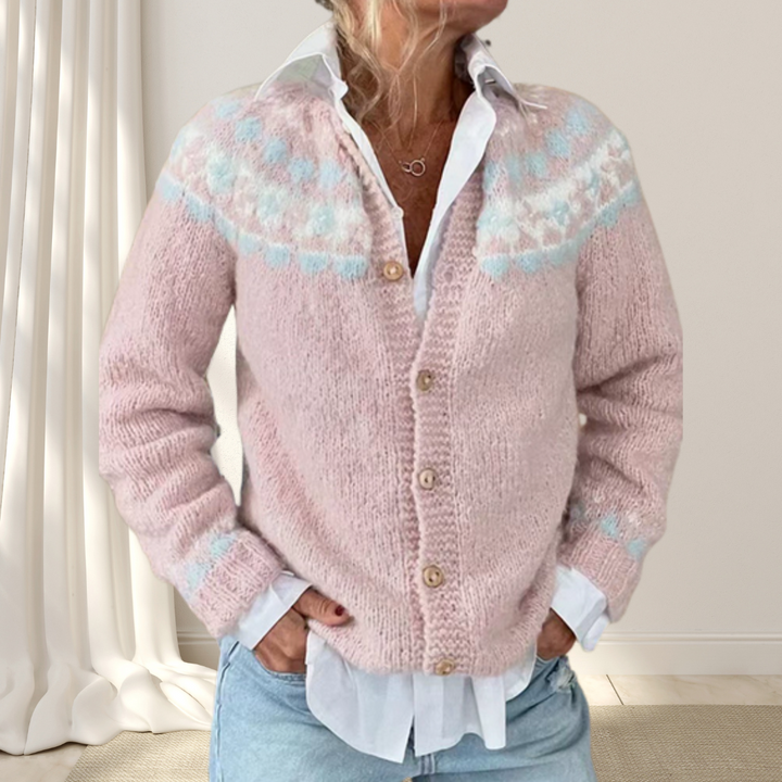 Løsstrikket Chic Cardigan med Mønster