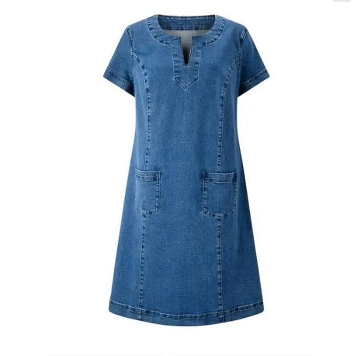 Blød Denim Kjole