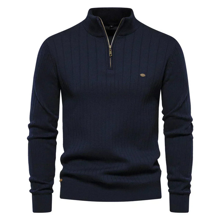 Klassisk herresweater med et moderne touch