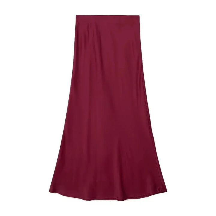 La Jupe Maxi Satin