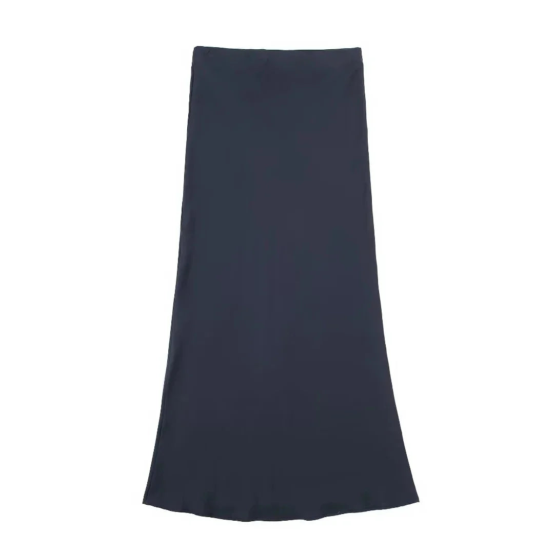 La Jupe Maxi Satin