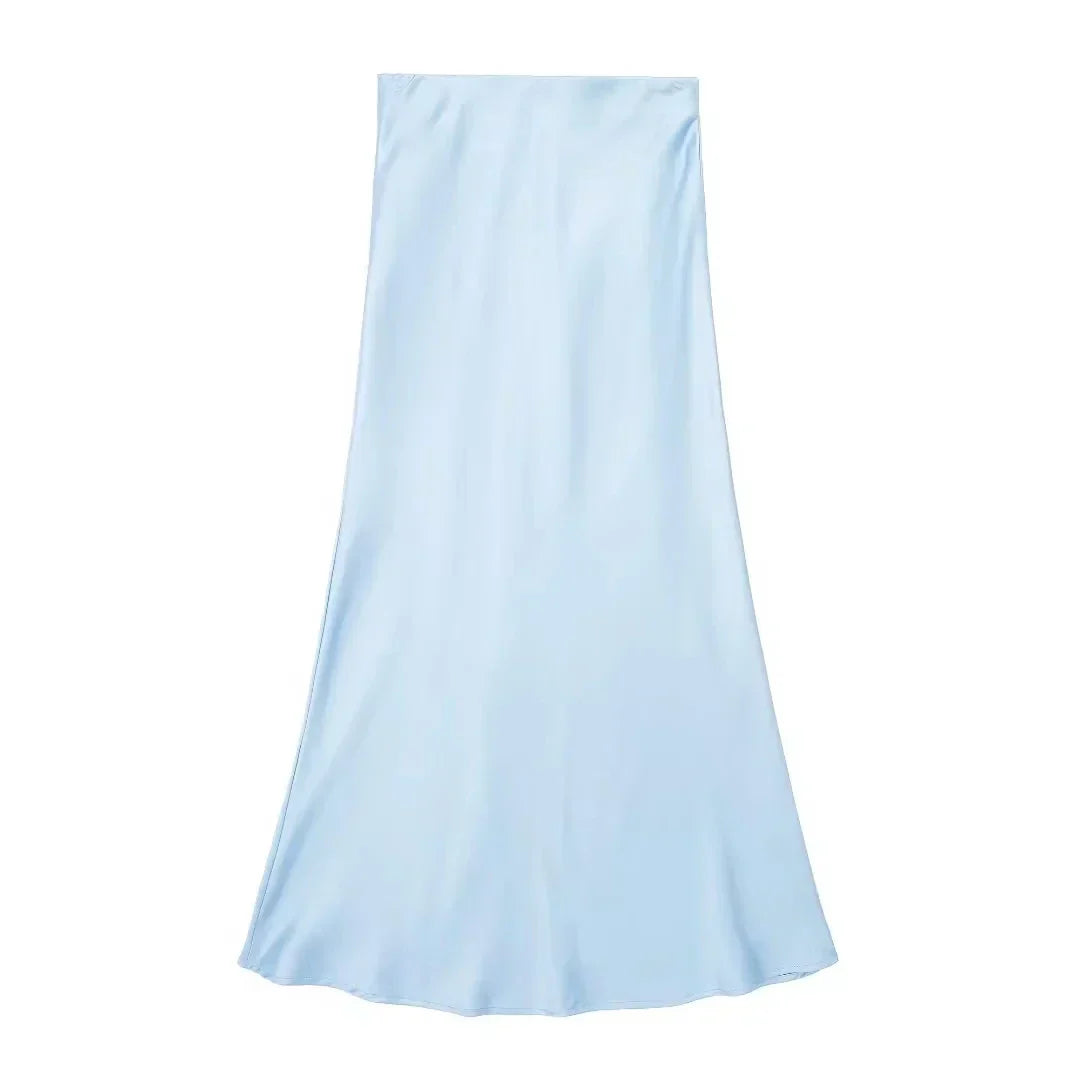 La Jupe Maxi Satin