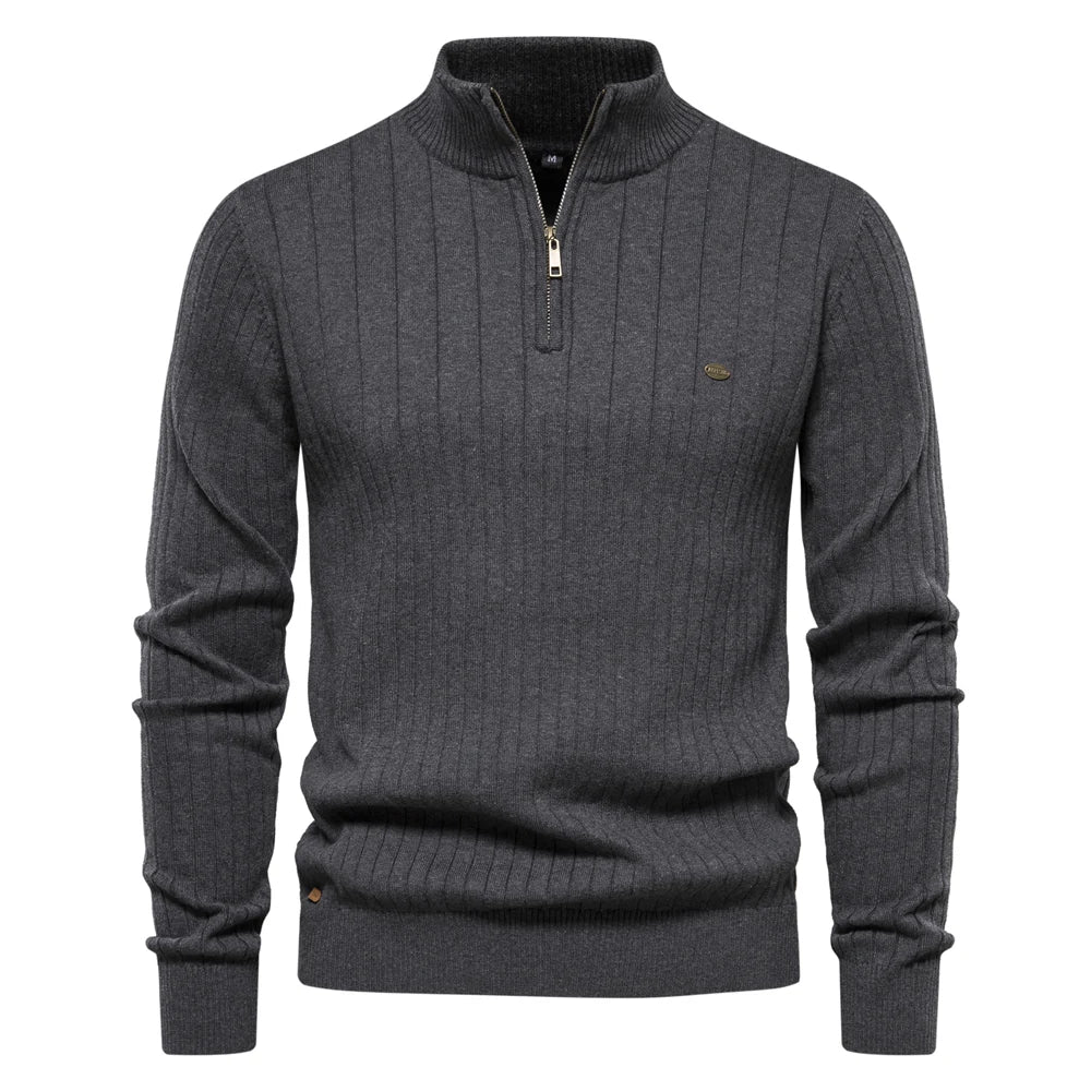 Klassisk herresweater med et moderne touch