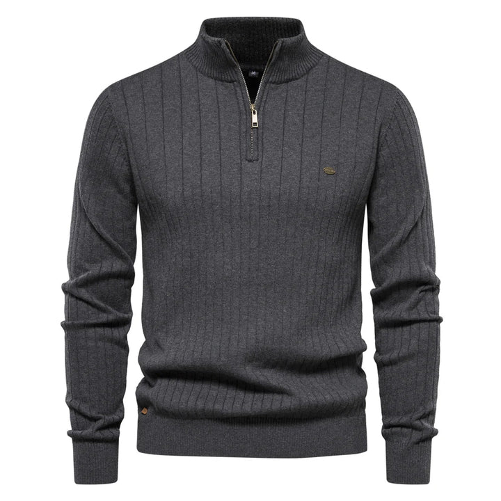 Klassisk herresweater med et moderne touch