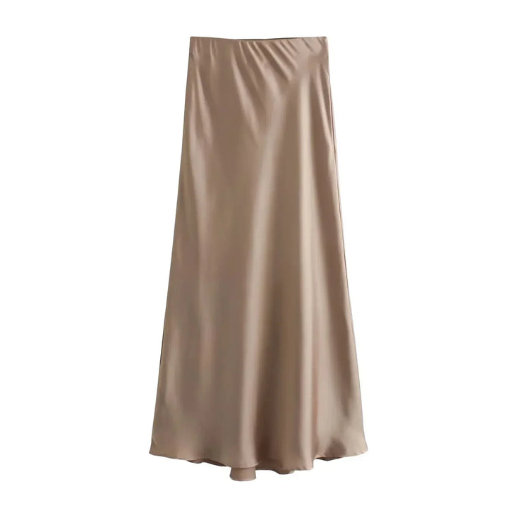 La Jupe Maxi Satin