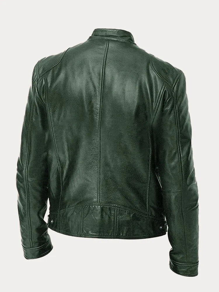 Casual Læderjakke: Tidløst Design og Komfort