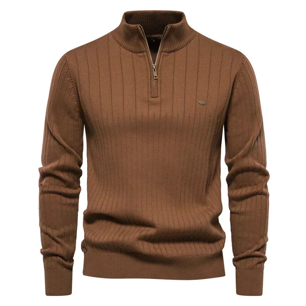 Klassisk herresweater med et moderne touch