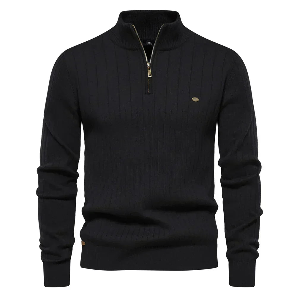 Klassisk herresweater med et moderne touch