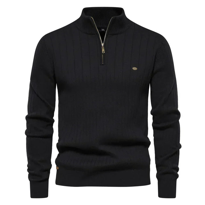 Klassisk herresweater med et moderne touch