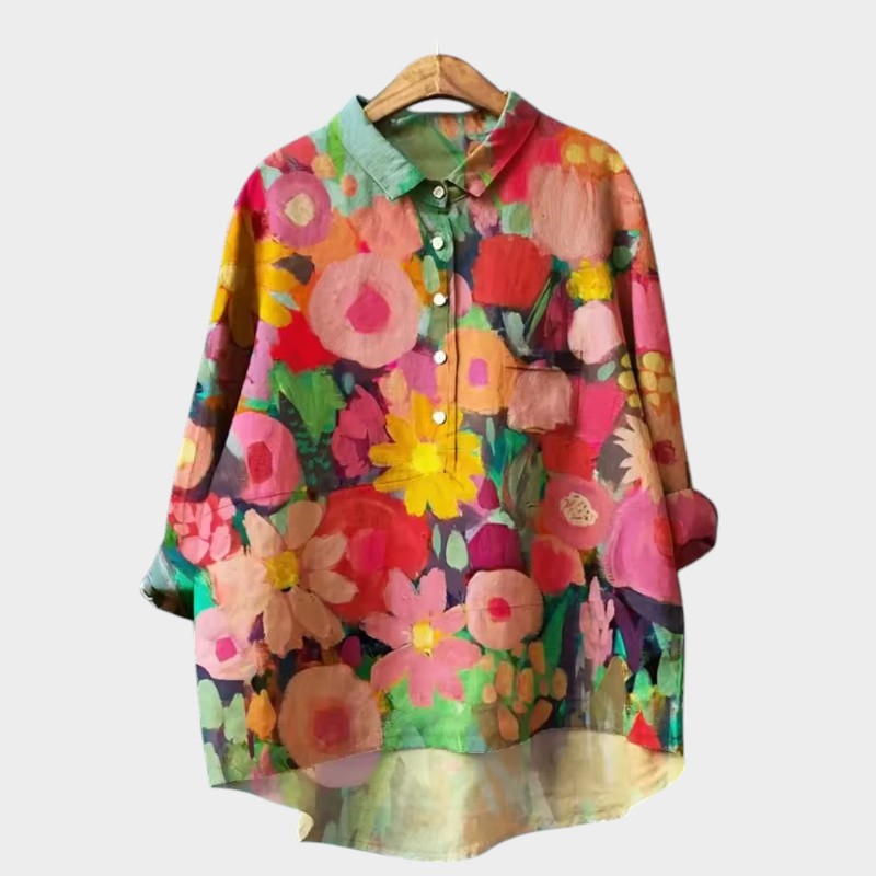 Kunstnerisk Printbluse