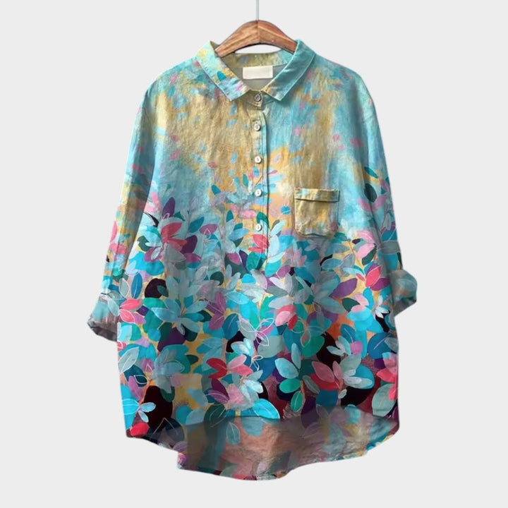 Kunstnerisk Printbluse