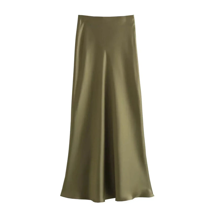 La Jupe Maxi Satin