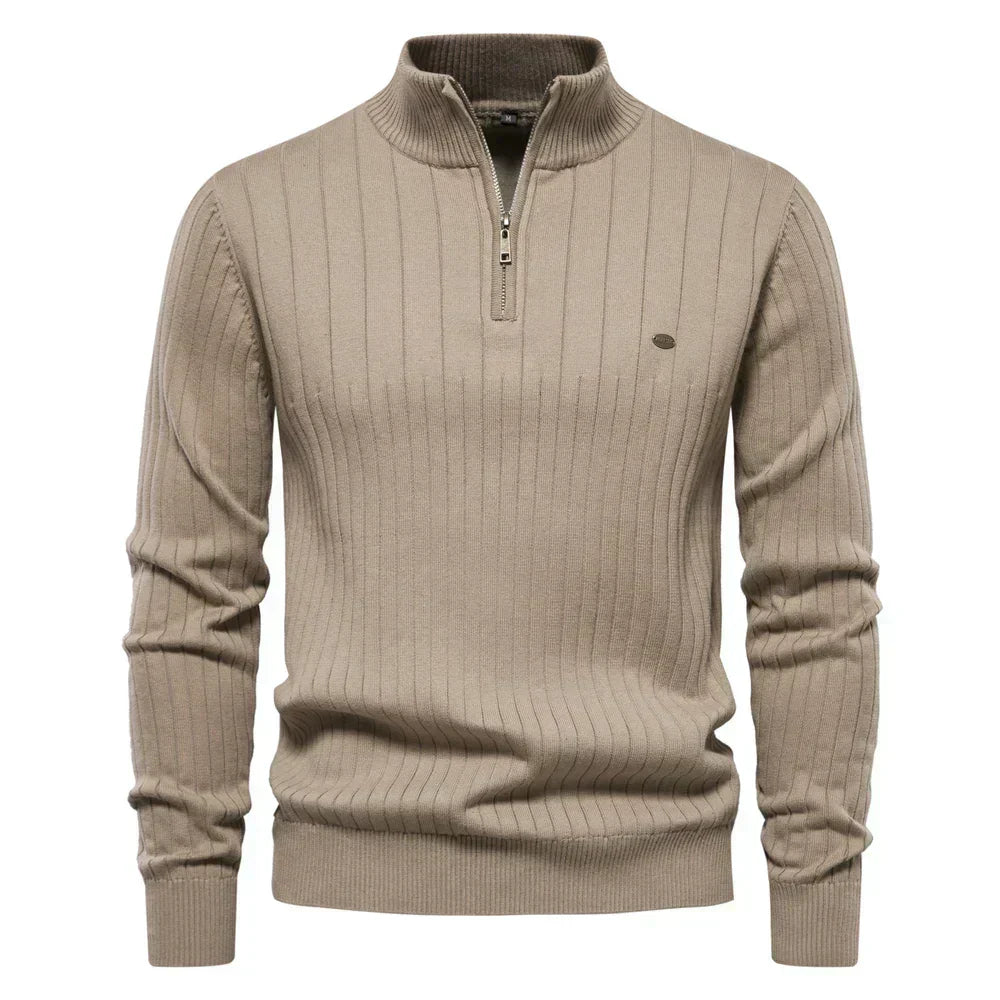 Klassisk herresweater med et moderne touch