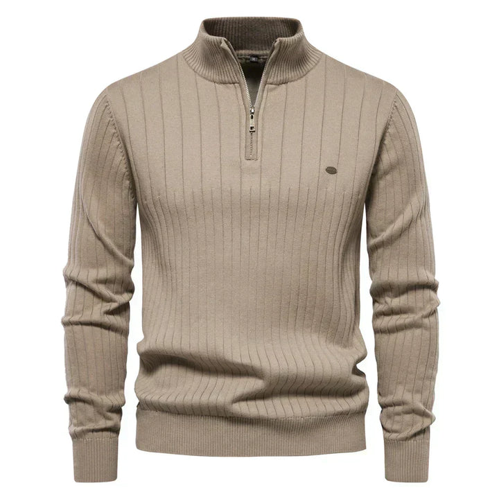 Klassisk herresweater med et moderne touch