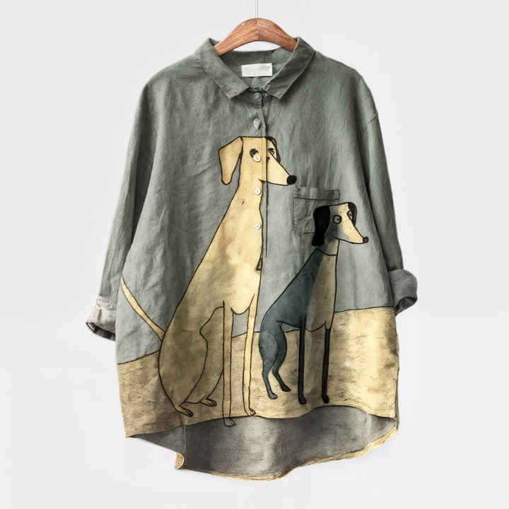 Glad Bomuldsbluse