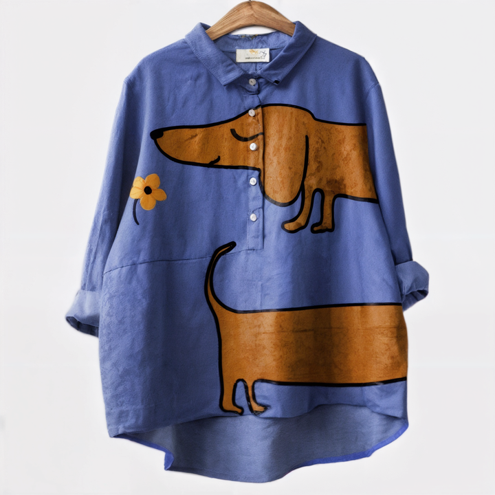Glad Bomuldsbluse